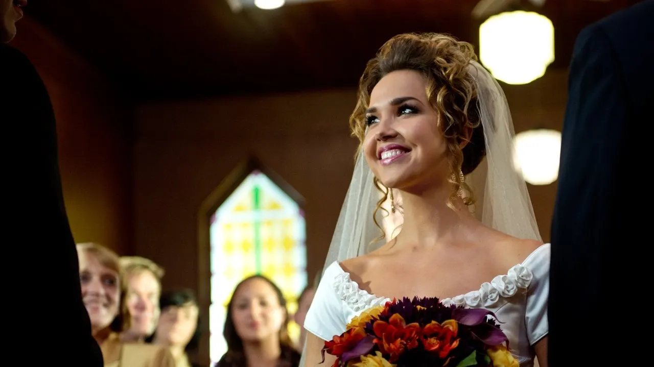 A Bride for Christmas backdrop