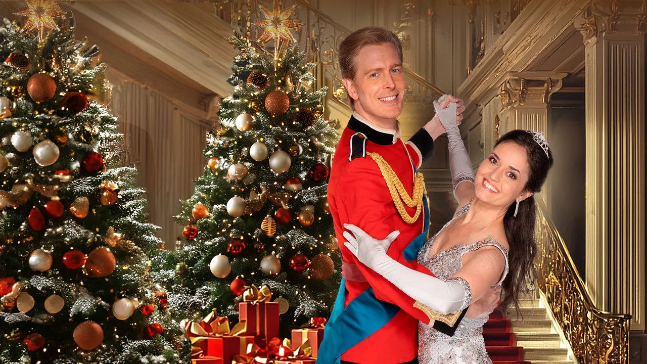 A Cinderella Christmas Ball backdrop