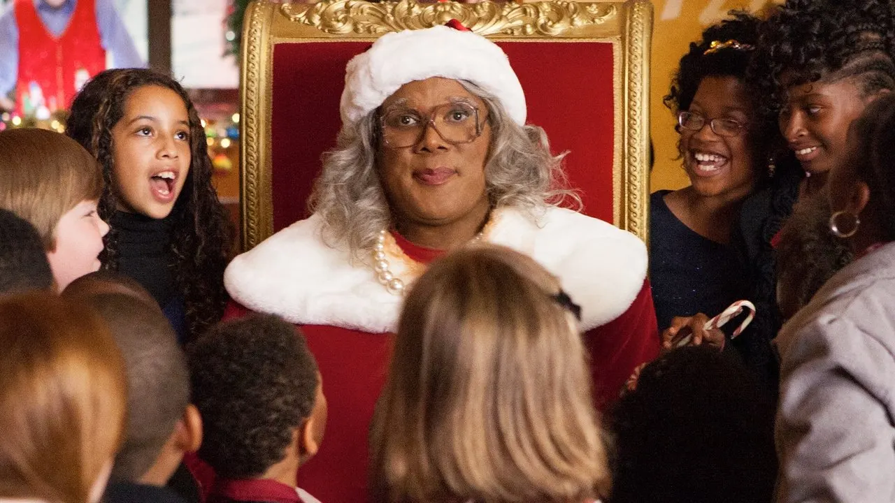 A Madea Christmas backdrop