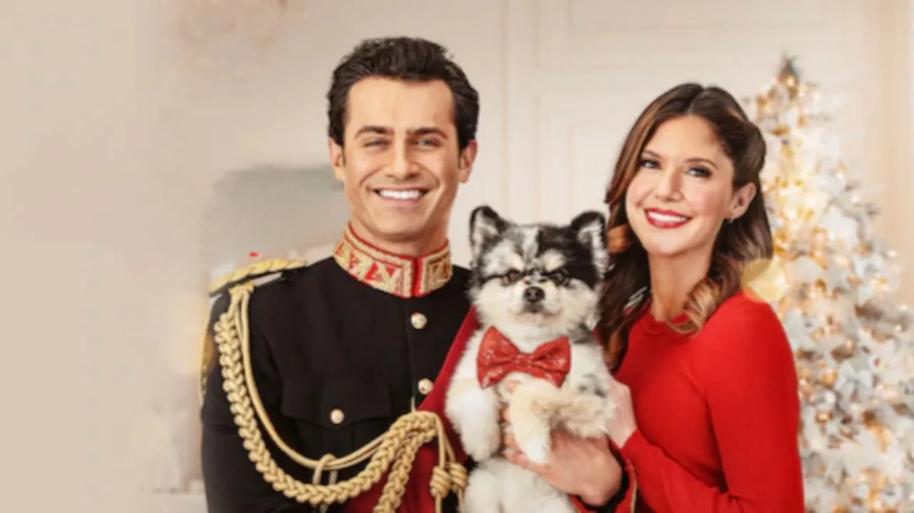 A Royal Christmas Tail backdrop