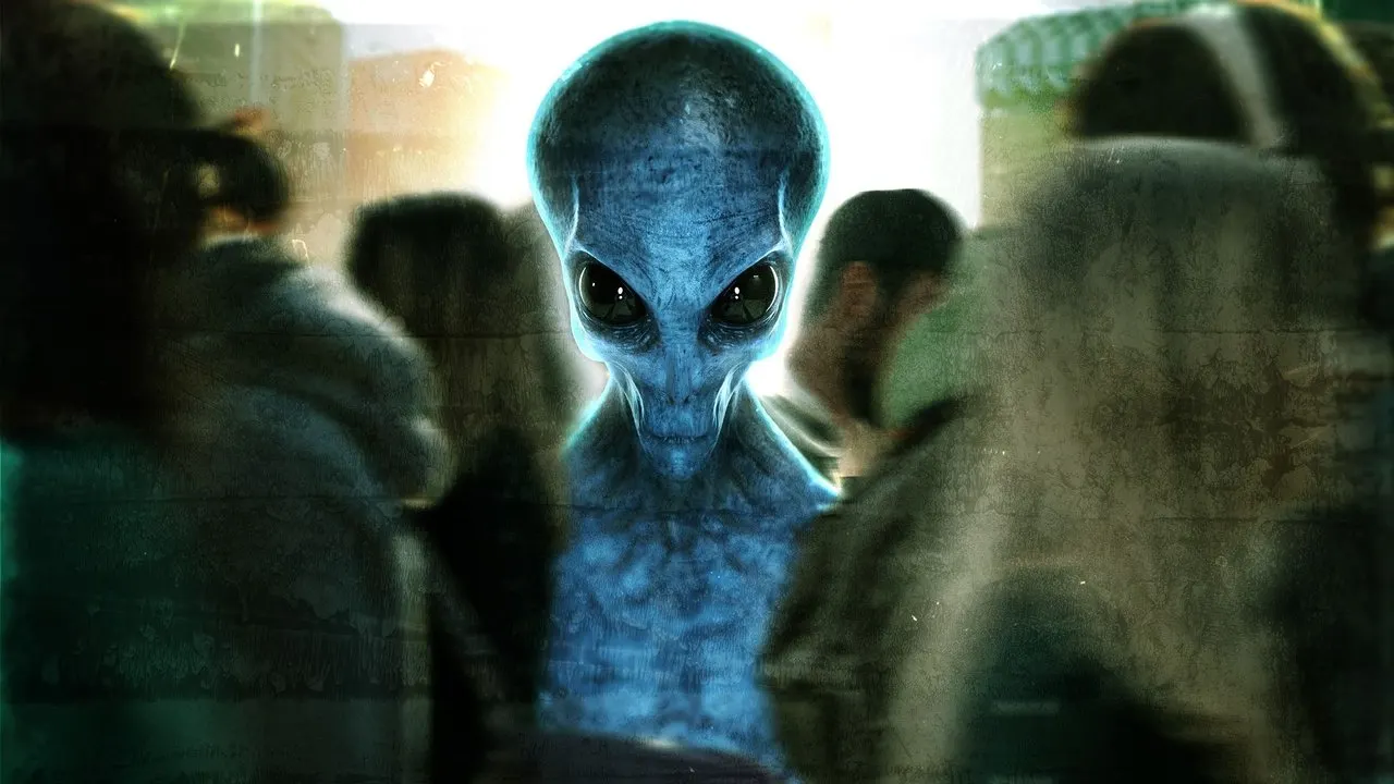 Aliens Living Among Us backdrop