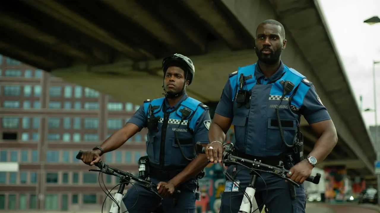 Almost Cops backdrop