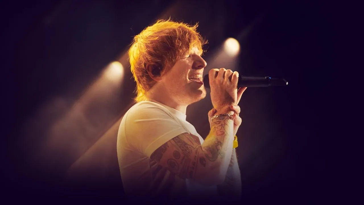 Apple Music Live - Ed Sheeran backdrop
