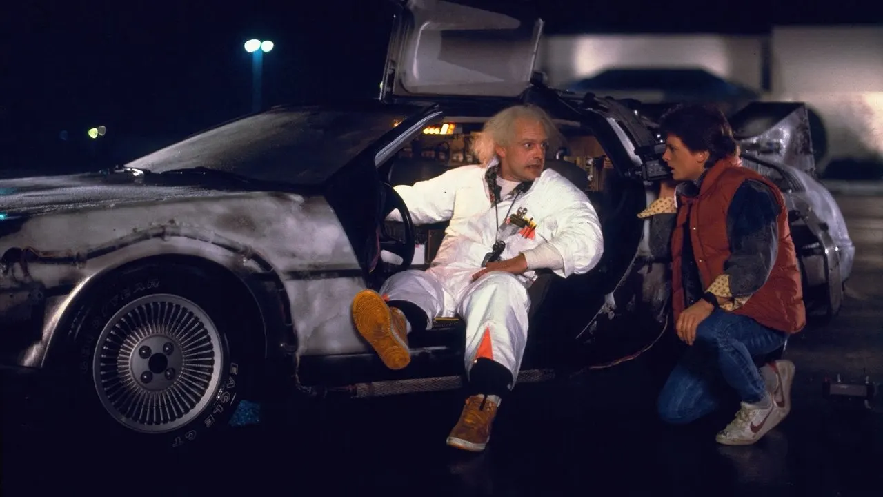 Back to the Future backdrop
