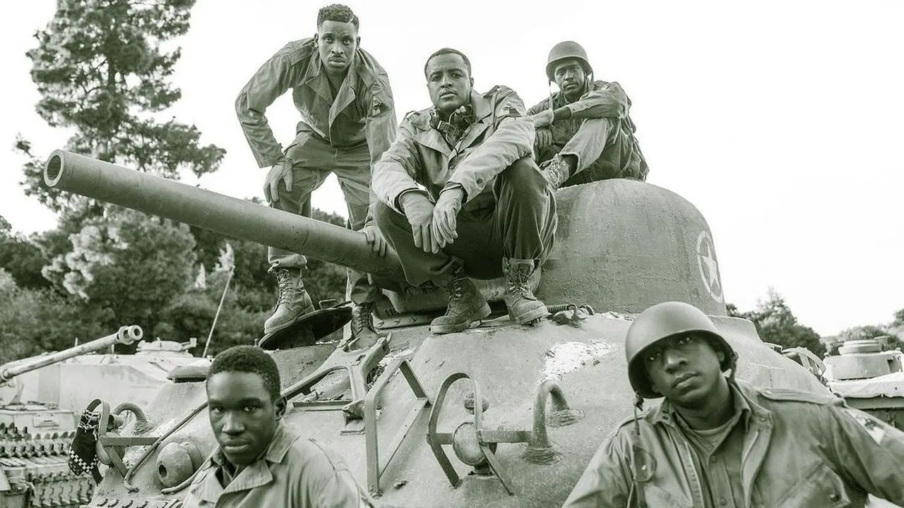 Black Panthers of WWII backdrop