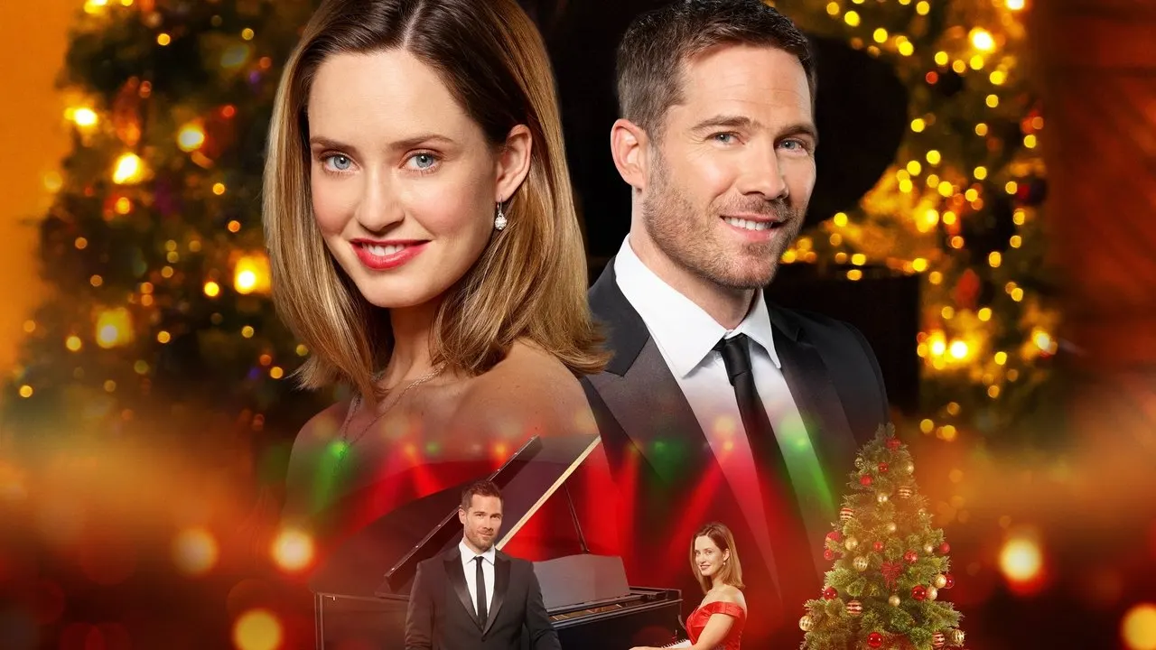 Chateau Christmas backdrop