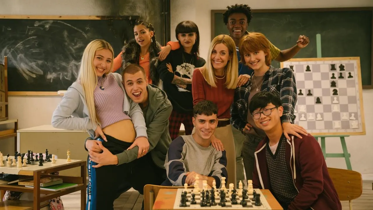 Checkmate backdrop