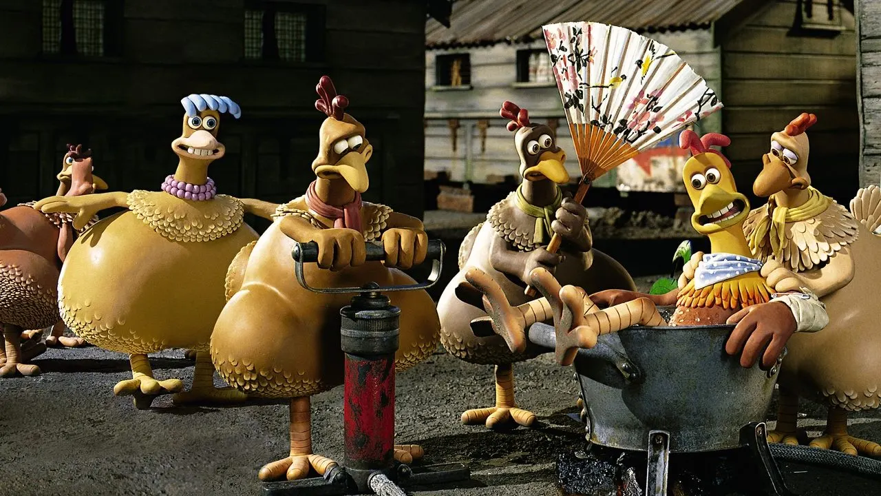 Chicken Run backdrop