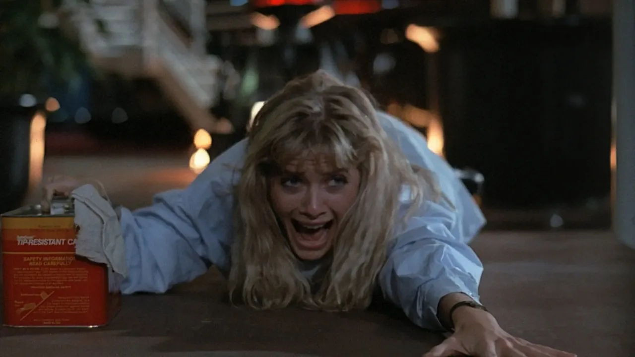 Chopping Mall backdrop
