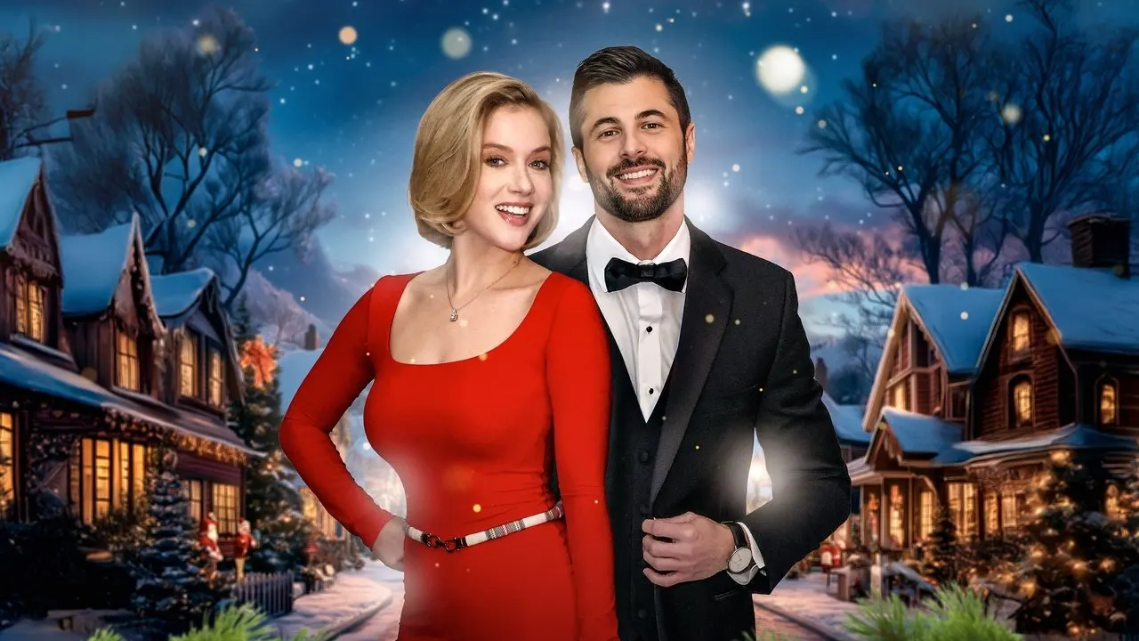 Christmas in Mistletoe backdrop