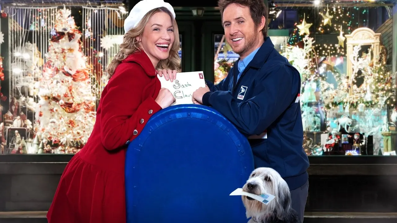 Christmas Mail backdrop
