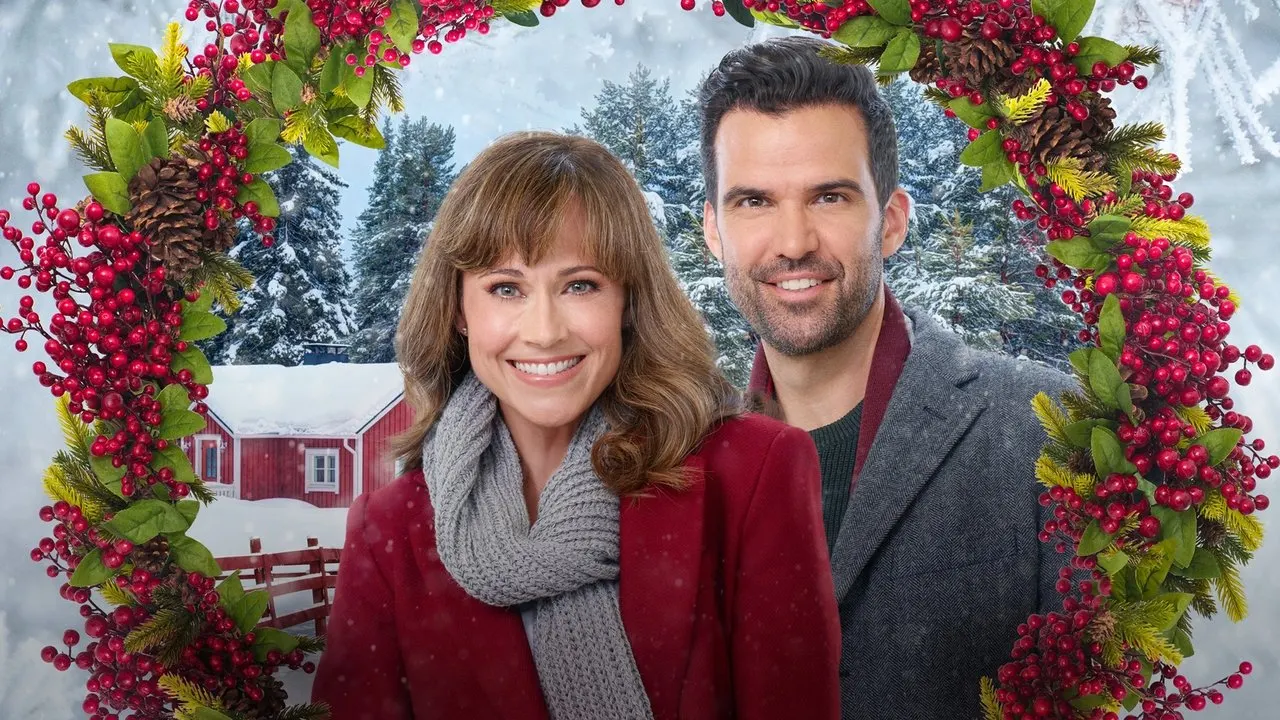 Cranberry Christmas backdrop