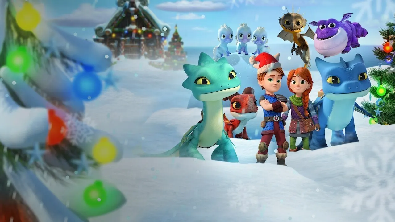 Dragons: Rescue Riders: Huttsgalor Holiday backdrop