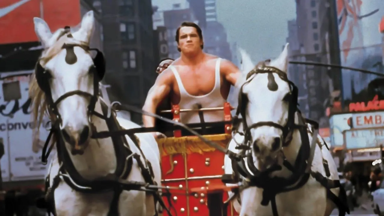 Hercules in New York backdrop