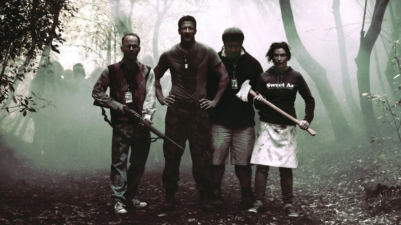 I Survived a Zombie Holocaust backdrop