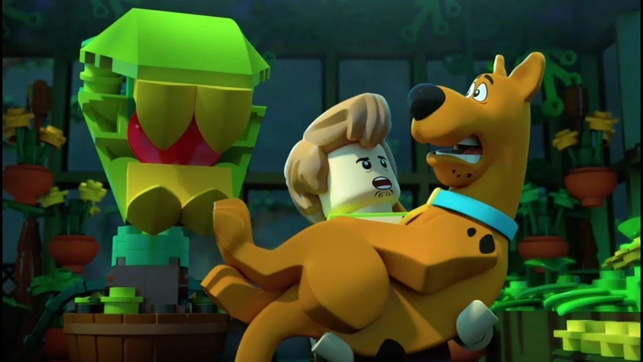 Lego Scooby-Doo! Knight Time Terror backdrop