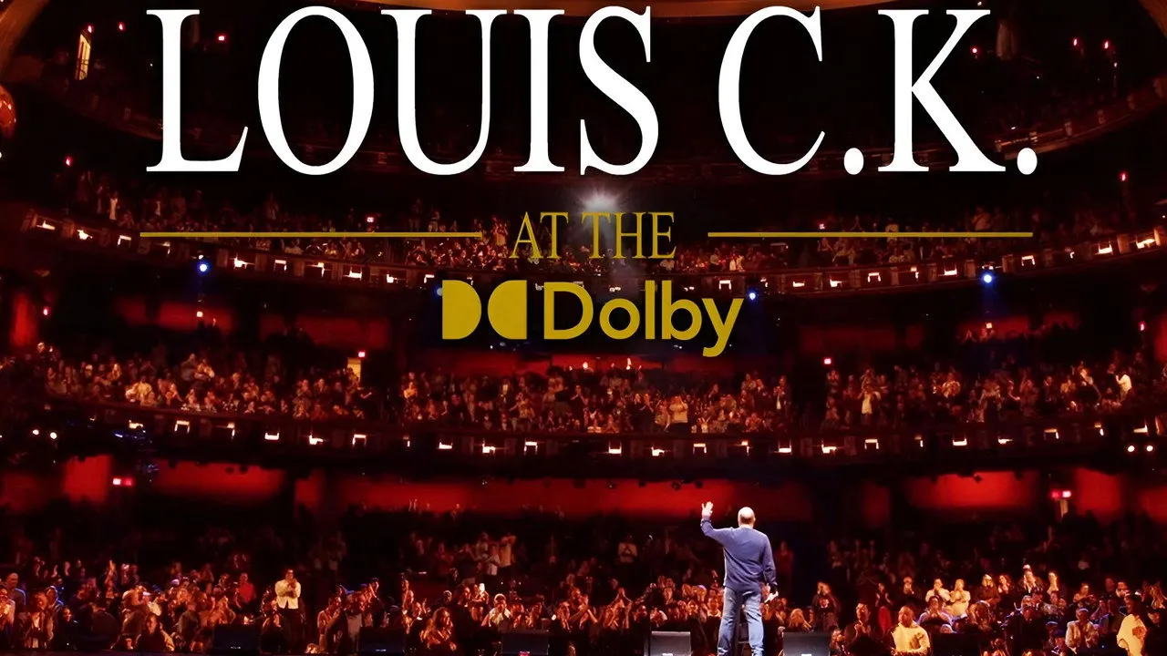 Louis C.K. at The Dolby backdrop
