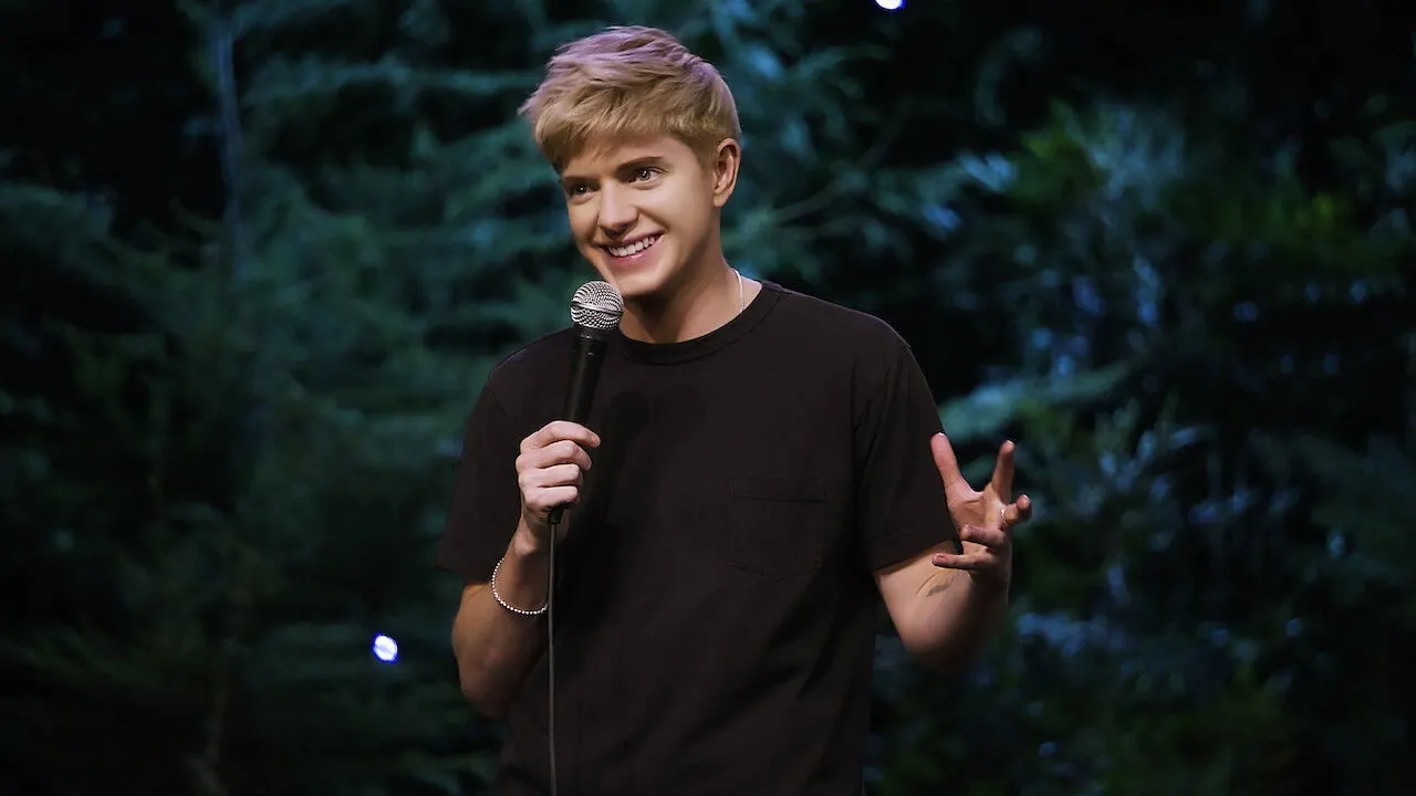 Mae Martin: SAP backdrop