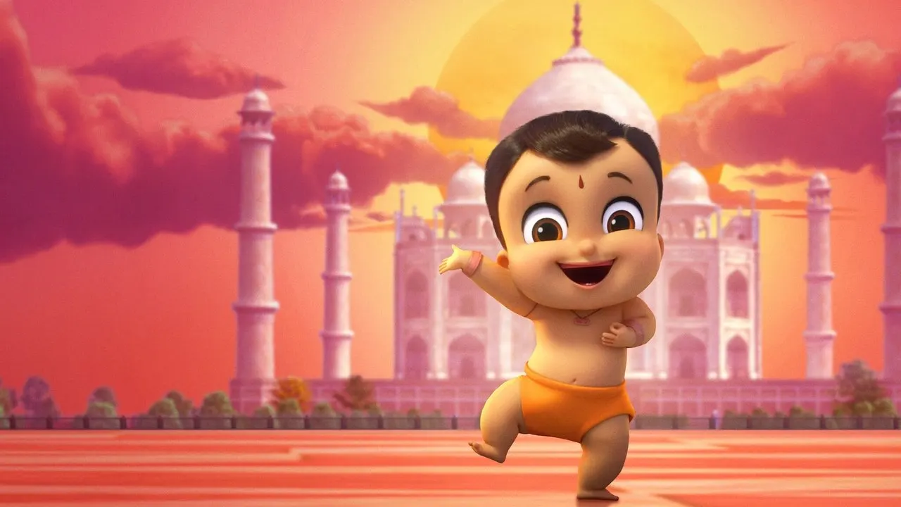 Mighty Little Bheem: I Love Taj Mahal backdrop