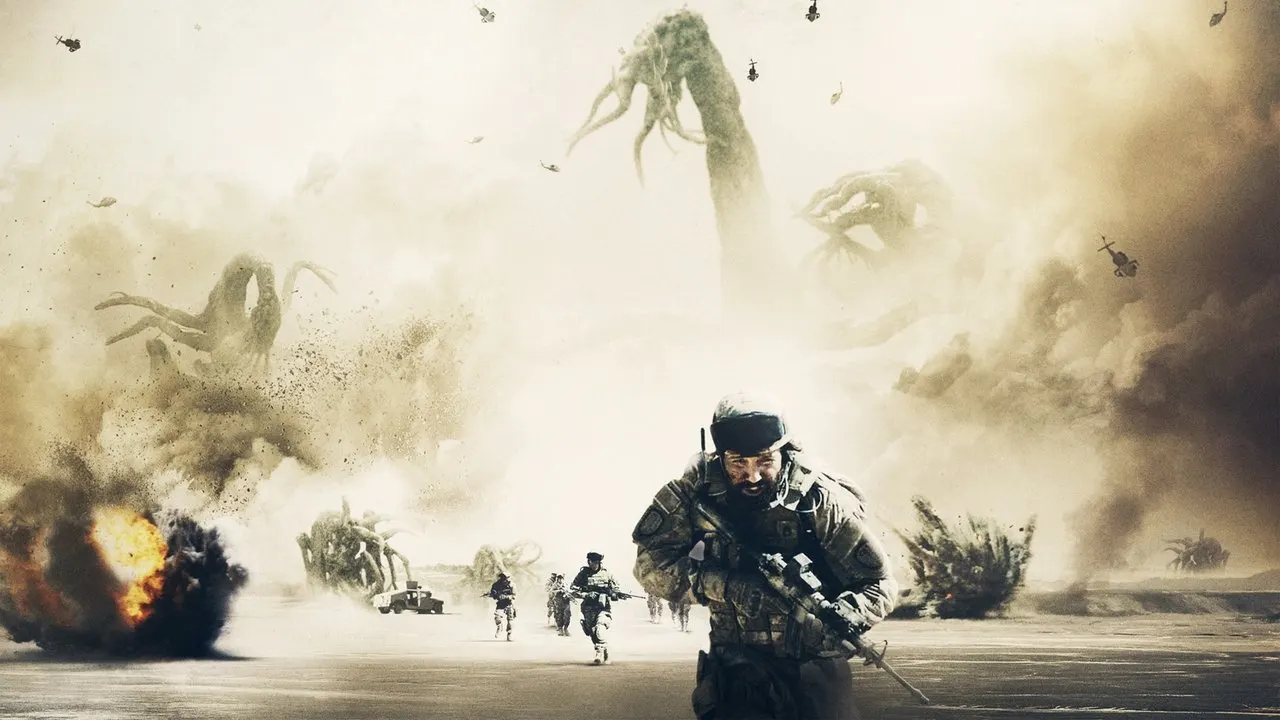 Monsters: Dark Continent backdrop