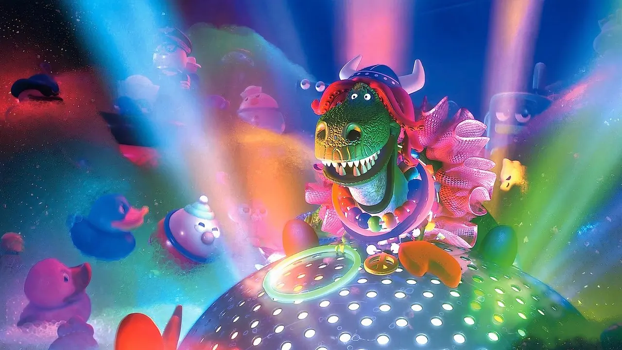 Partysaurus Rex backdrop