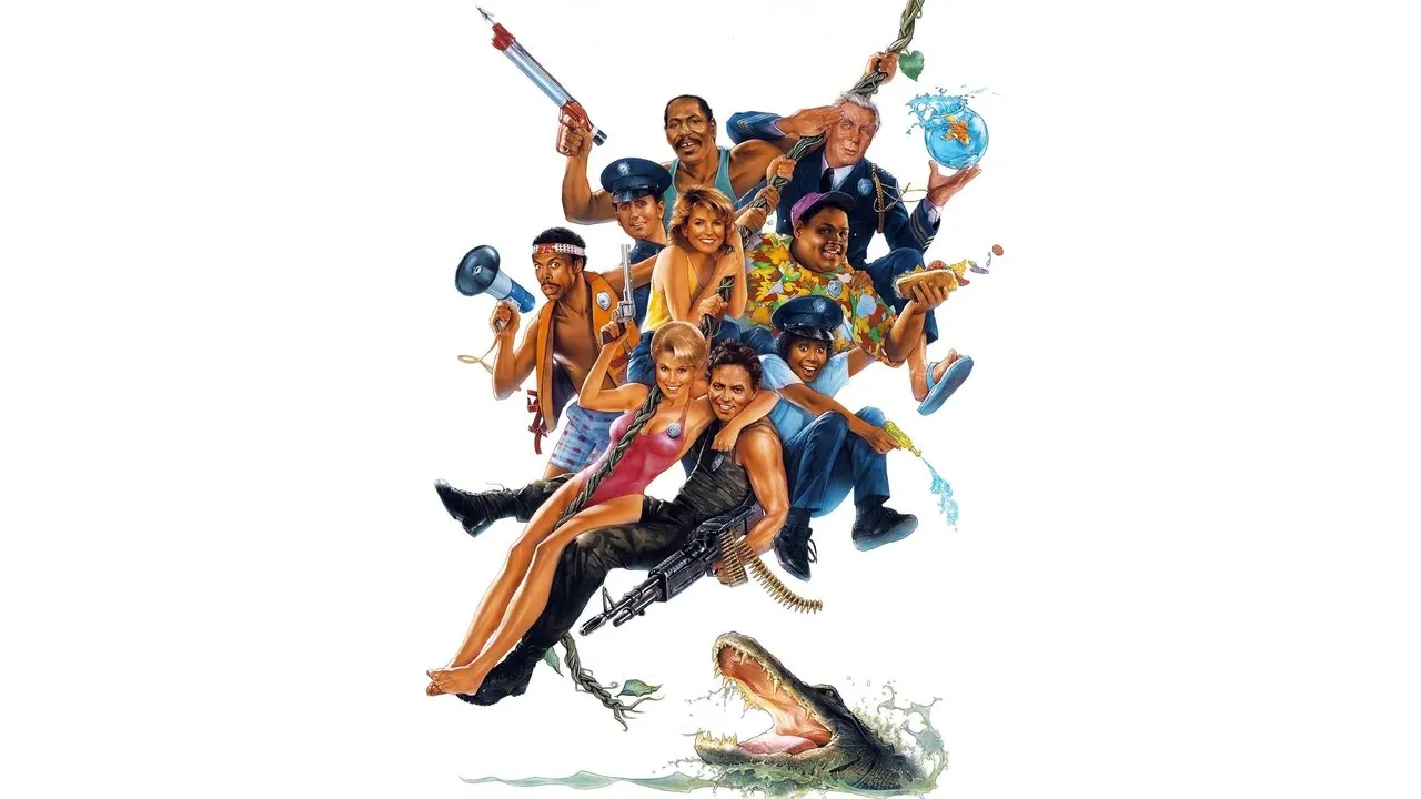 Police Academy 5: Assignment Miami Beach backdrop