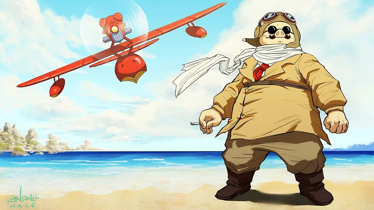 Porco Rosso backdrop