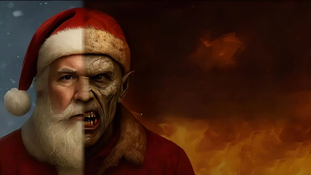 Santa-N the Red Awakening backdrop