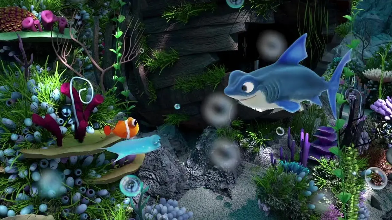 Shark School backdrop