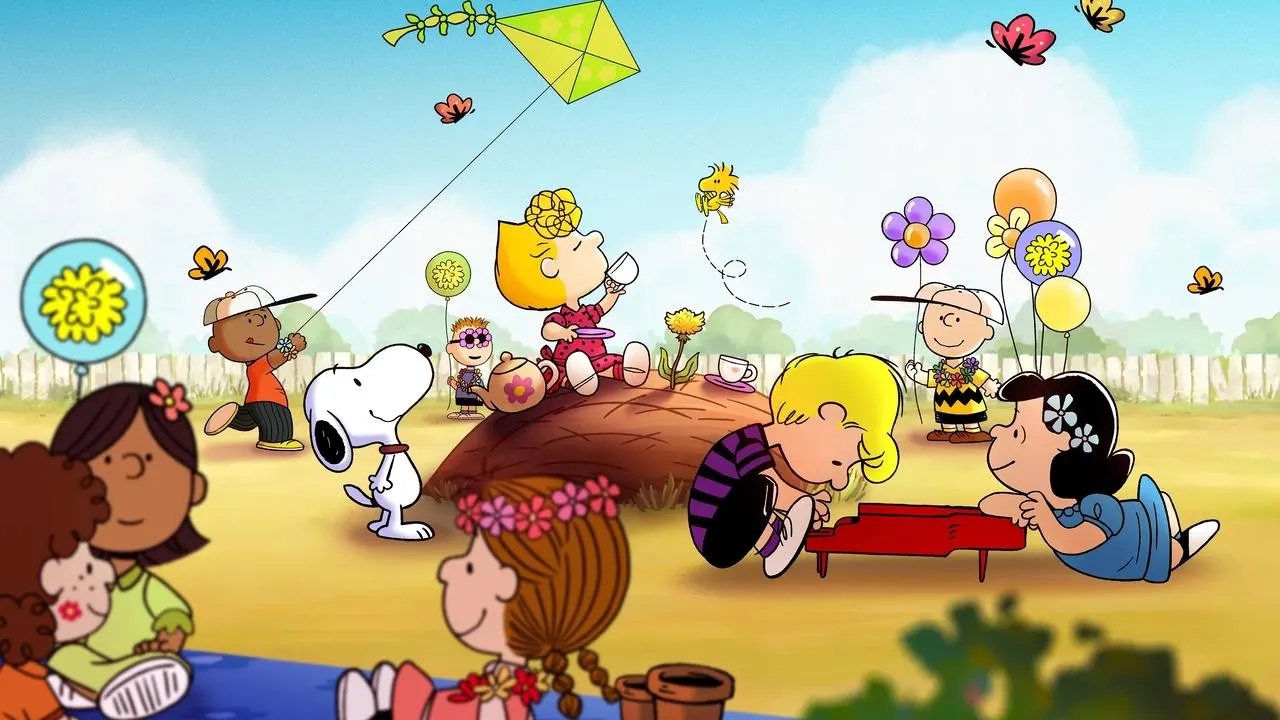 Snoopy Presents: It’s the Small Things, Charlie Brown backdrop