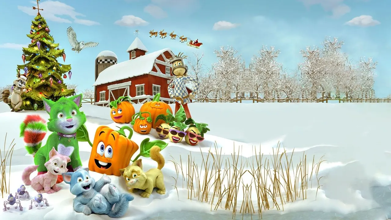 Spookley and the Christmas Kittens backdrop