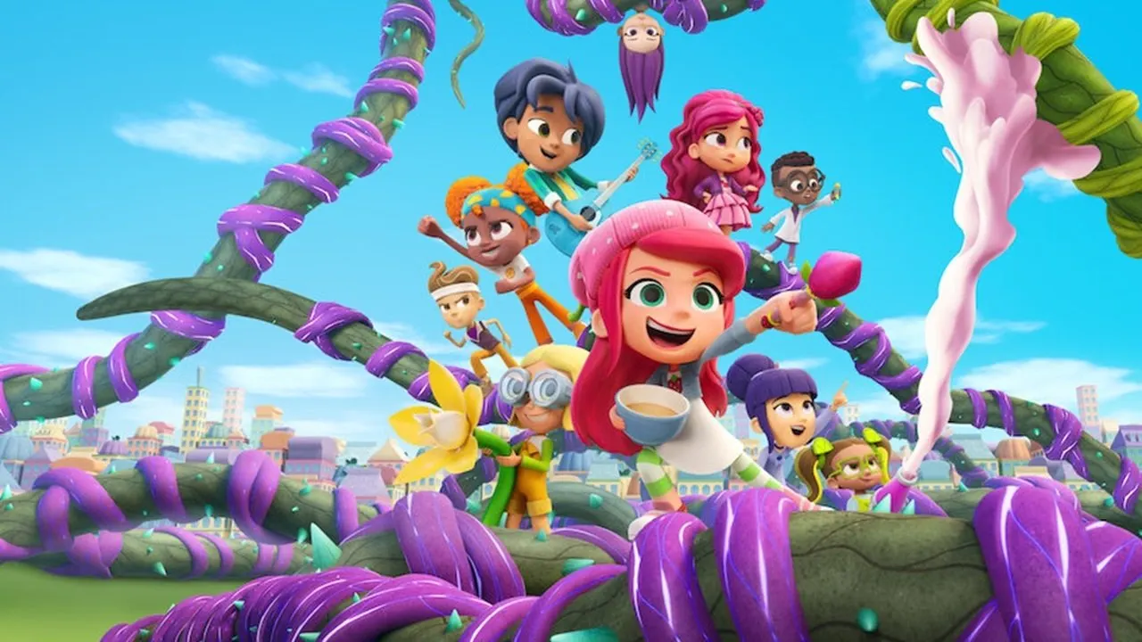 Strawberry Shortcake's Spring Spectacular backdrop