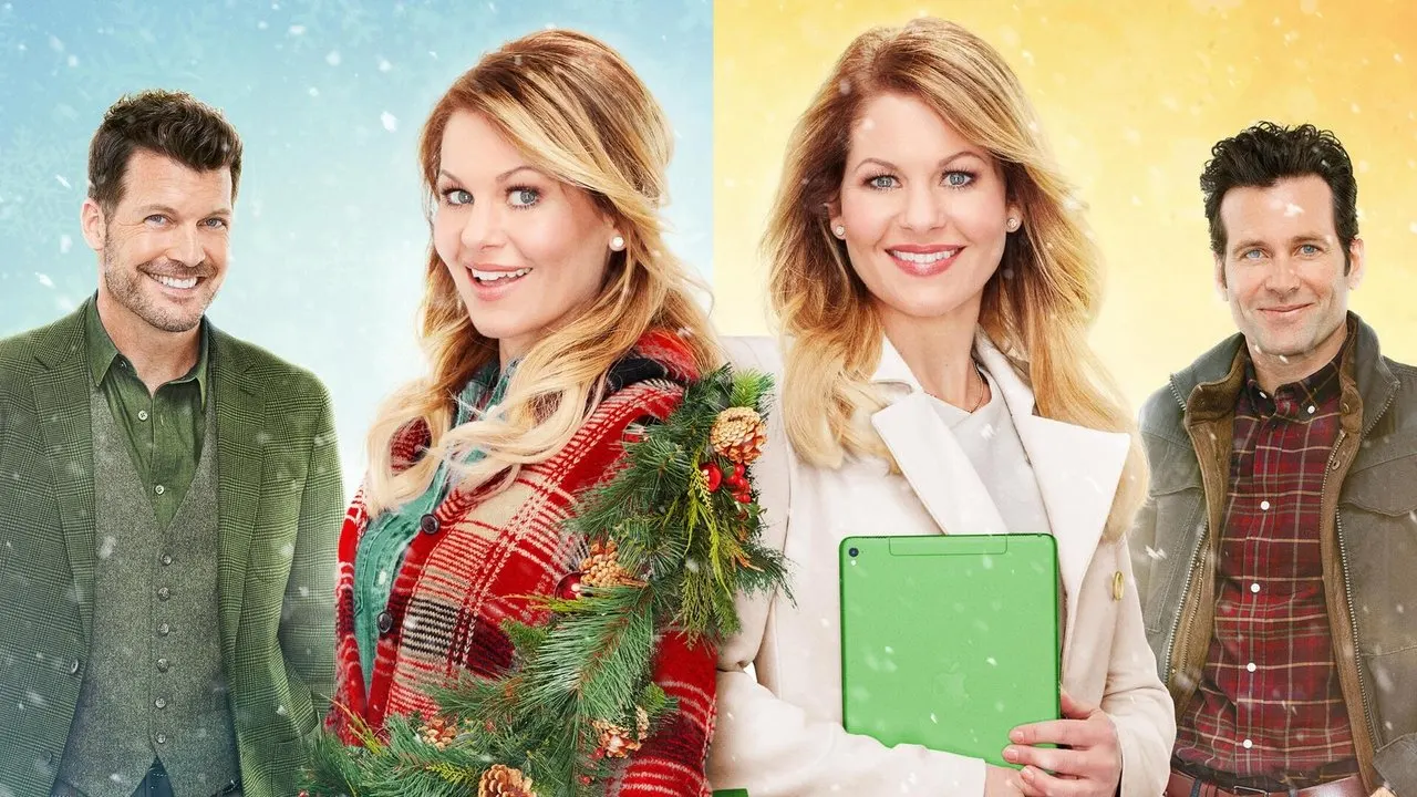 Switched for Christmas backdrop