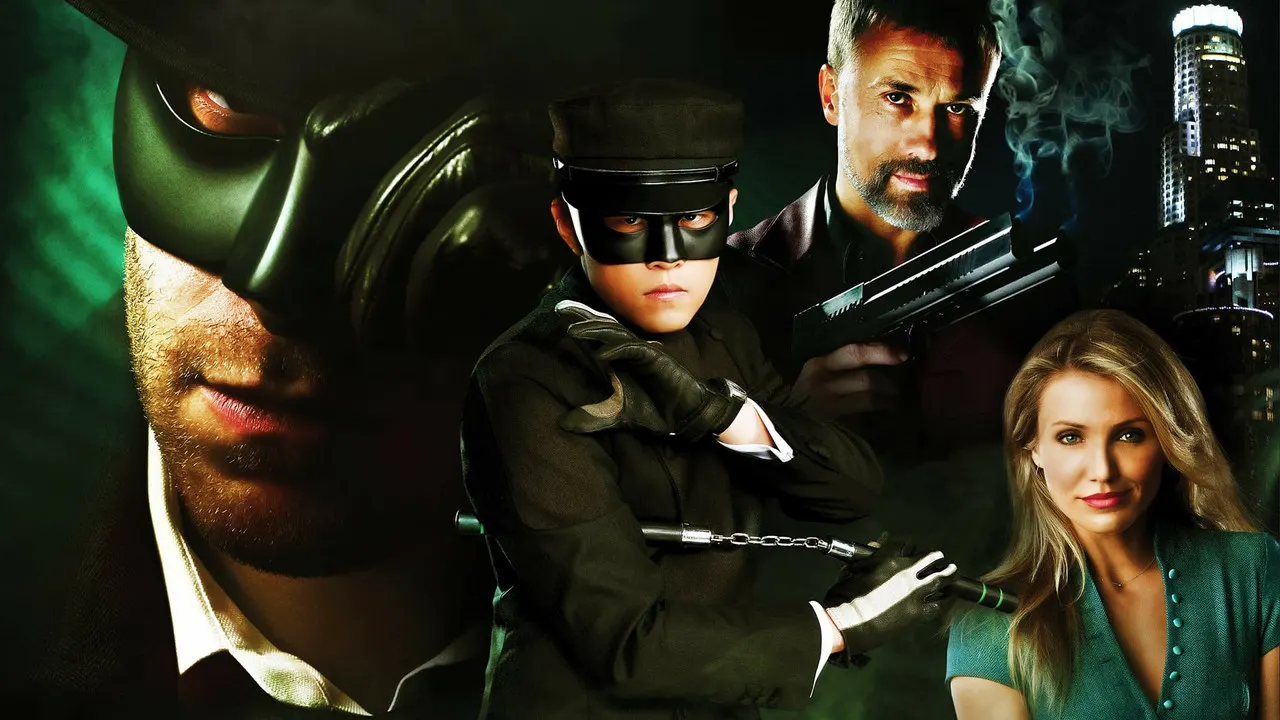 The Green Hornet backdrop
