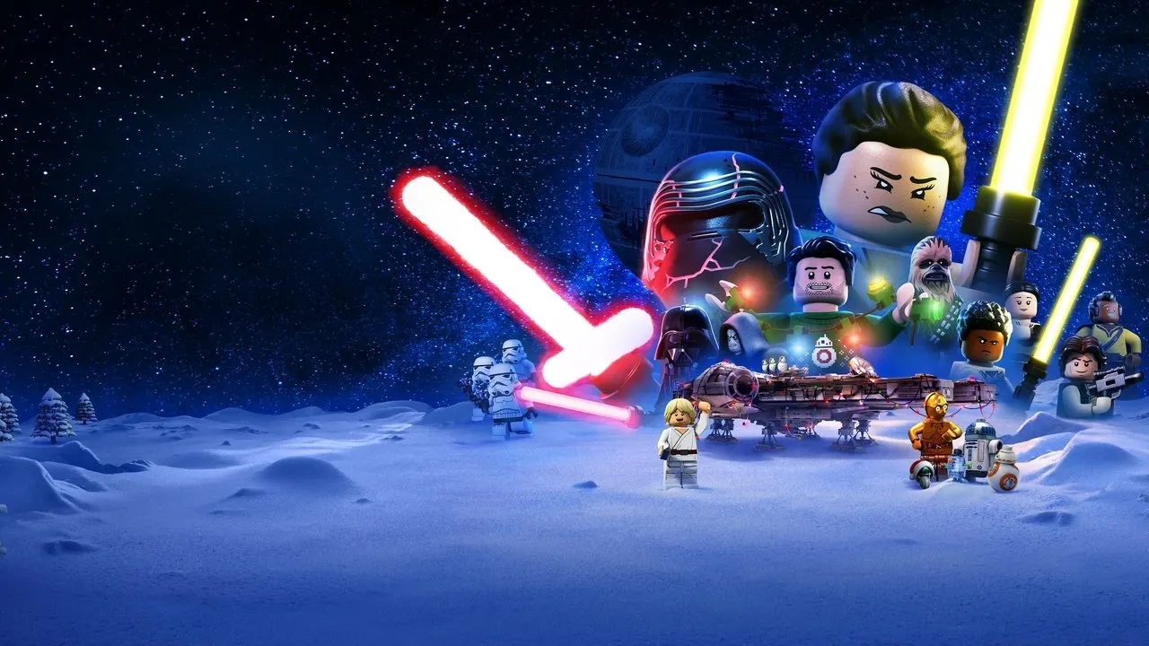 The Lego Star Wars Holiday Special backdrop