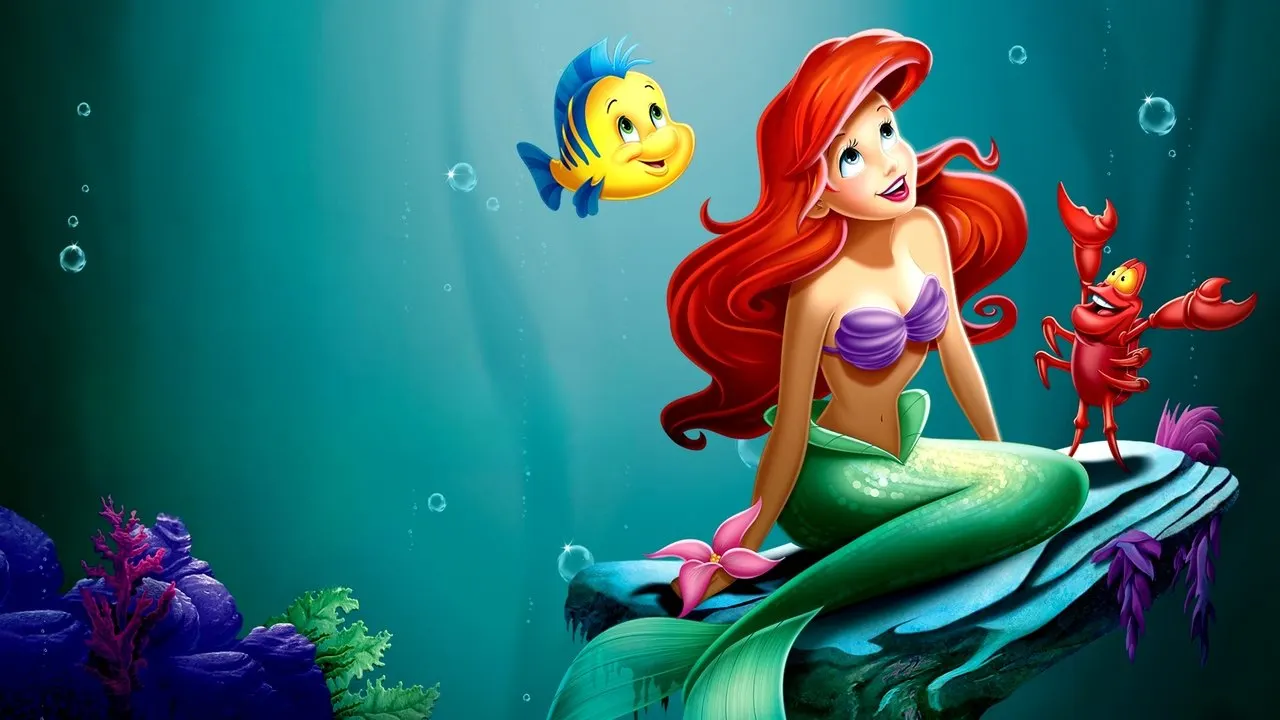 The Little Mermaid backdrop