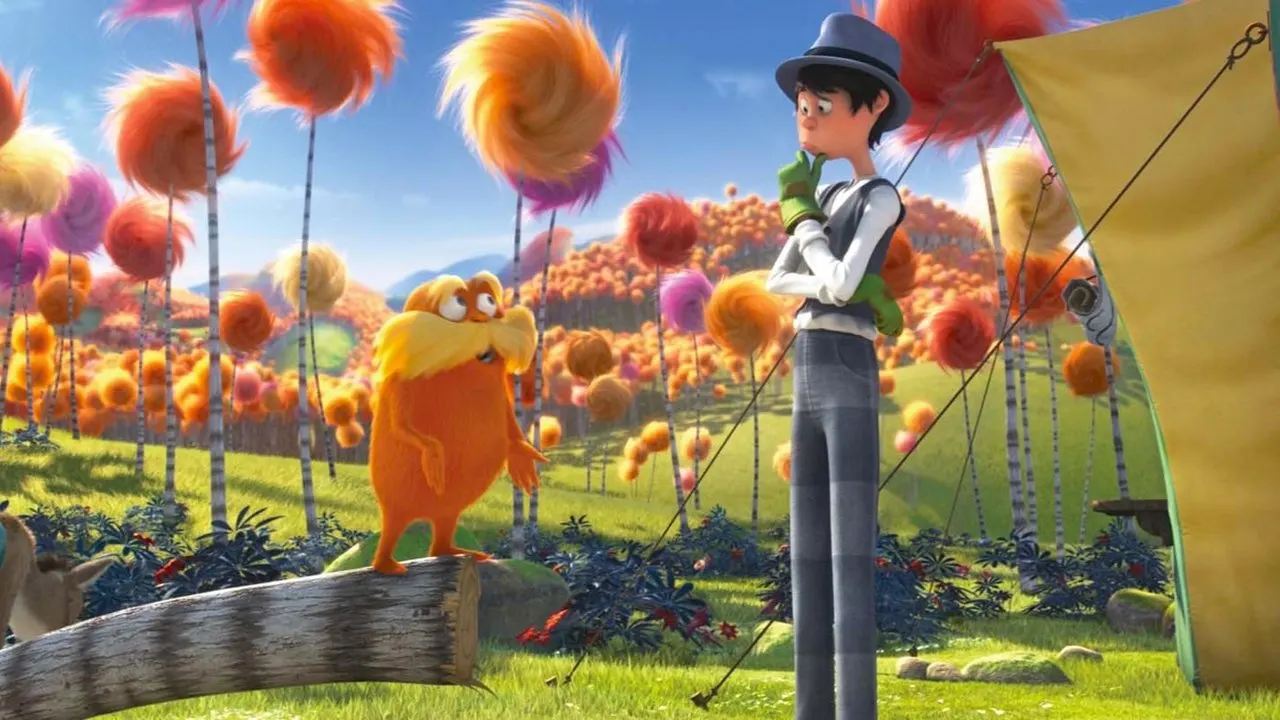 The Lorax backdrop