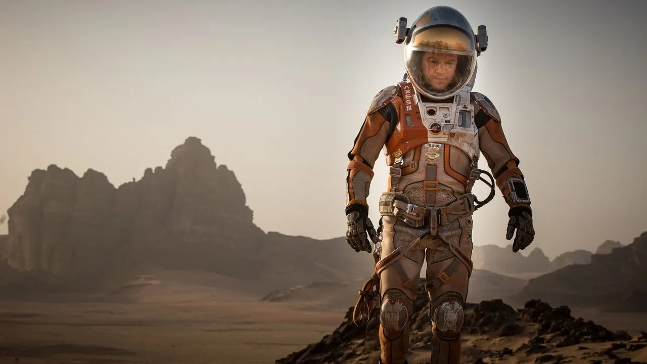 The Martian backdrop