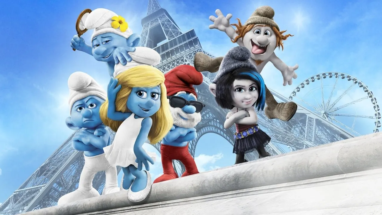 The Smurfs 2 backdrop
