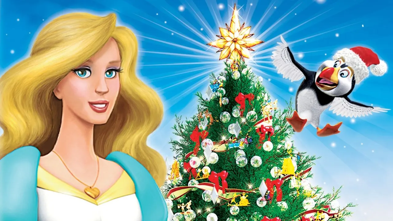 The Swan Princess Christmas backdrop