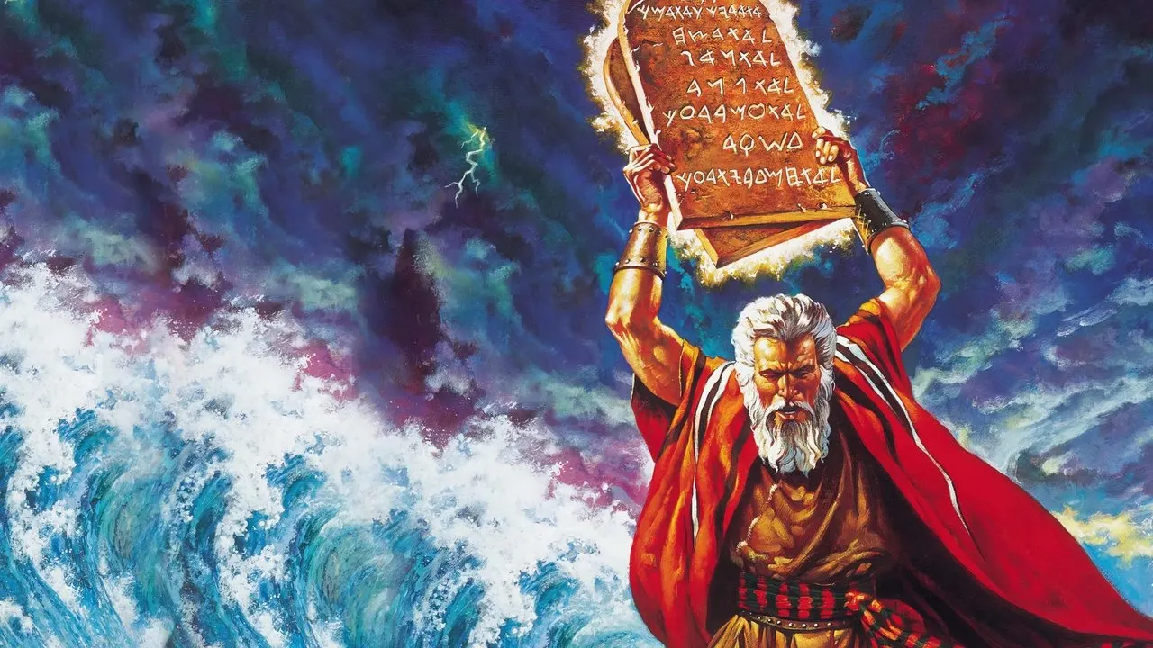 The Ten Commandments backdrop