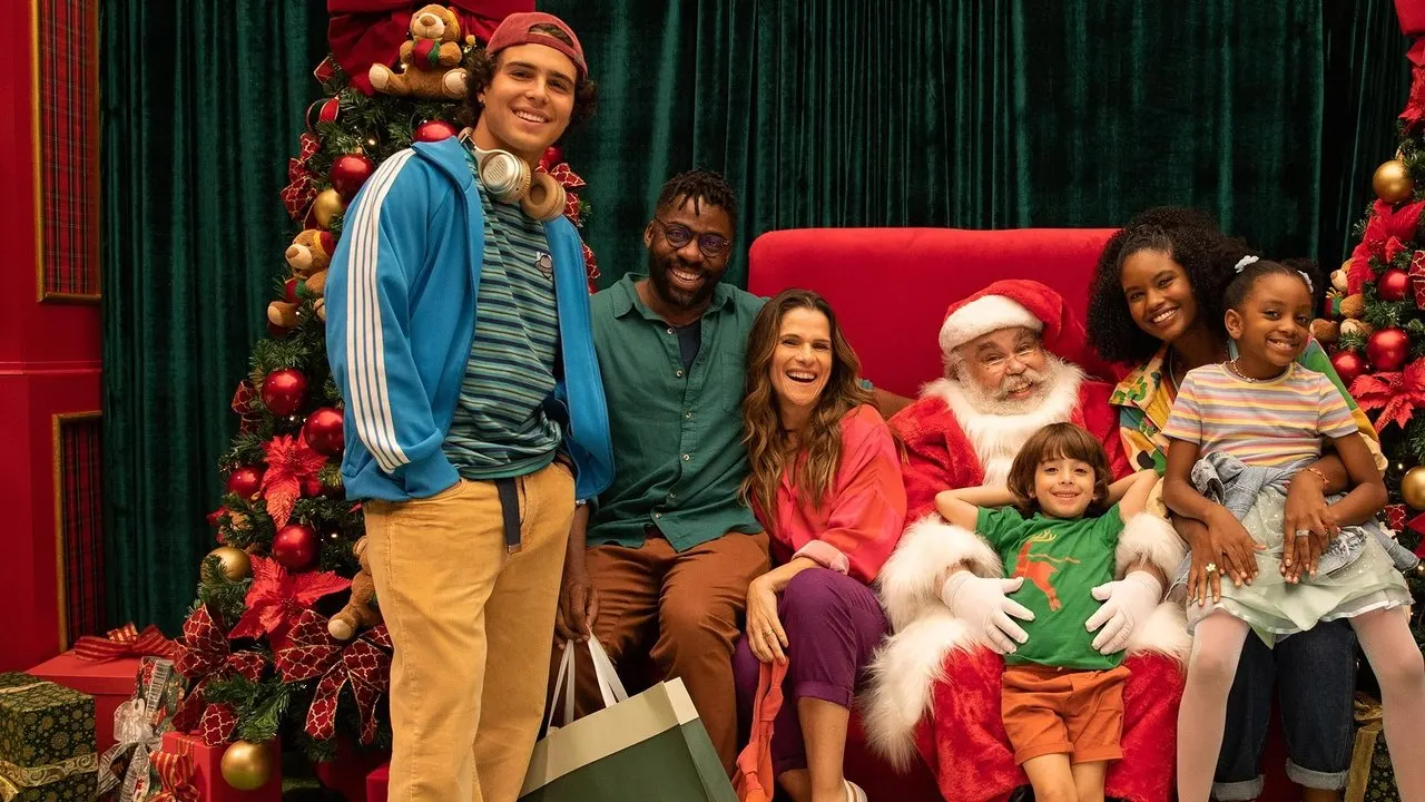 The World's First Christmas backdrop