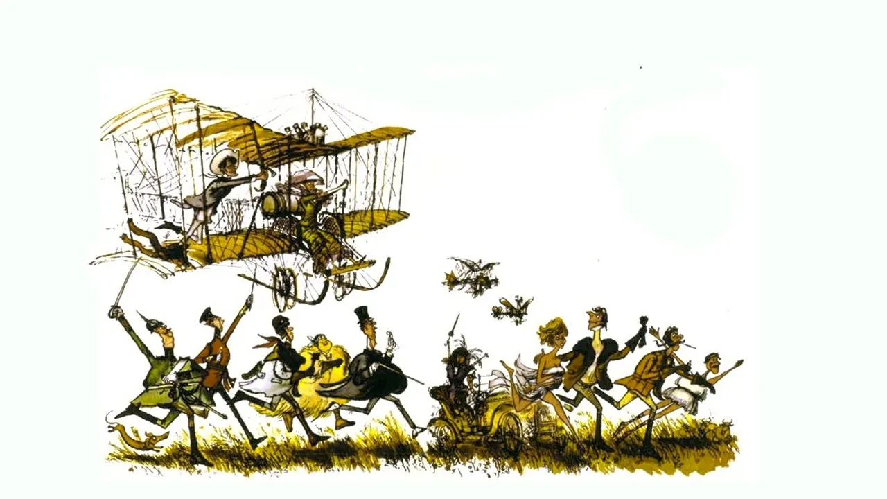 Those Magnificent Men in Their Flying Machines or How I Flew from London to Paris in 25 hours 11 minutes backdrop