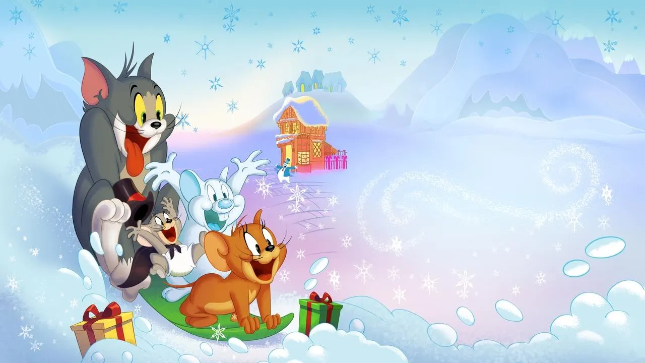 Tom and Jerry Snowman's Land backdrop