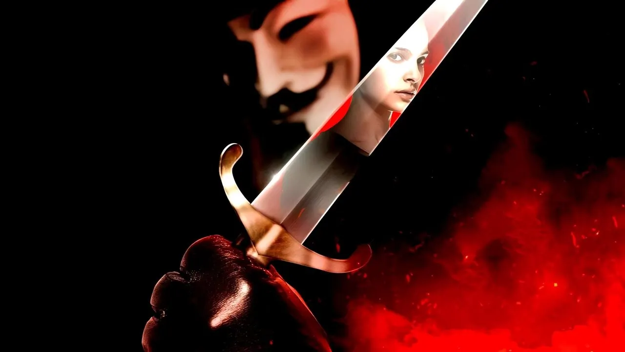 V for Vendetta backdrop