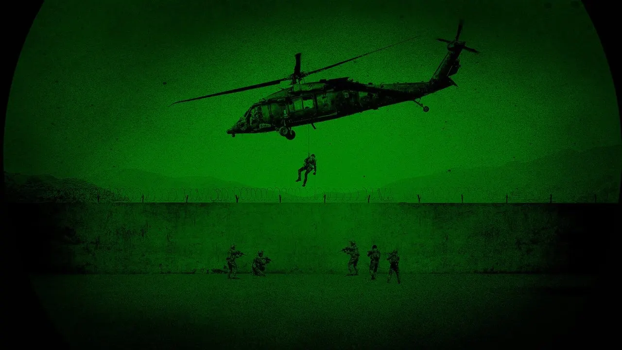 American Manhunt: Osama bin Laden backdrop