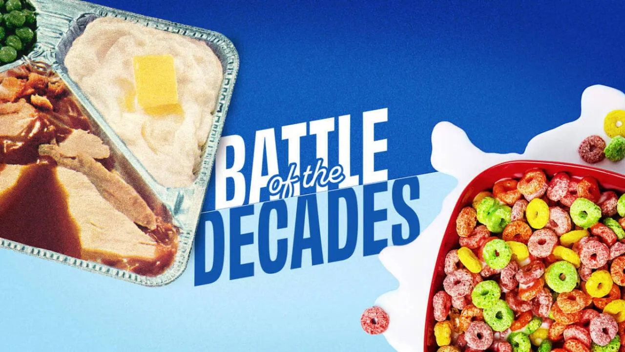 Battle of the Decades backdrop