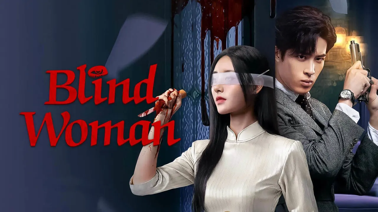 Blind Woman backdrop
