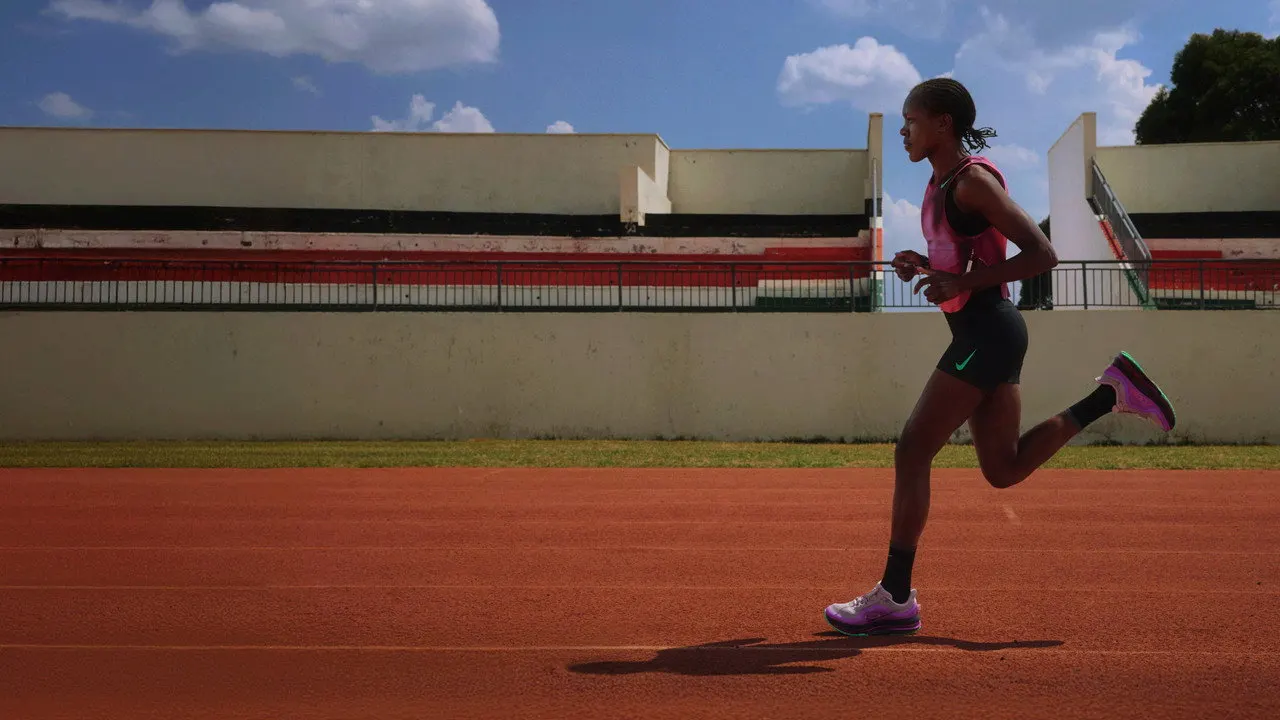 Breaking4: Faith Kipyegon vs. the 4-Minute Mile backdrop