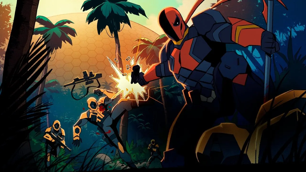 Deathstroke: Knights & Dragons backdrop